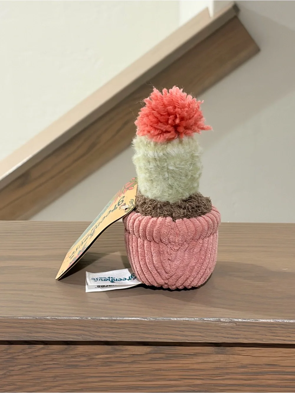 🌱 Greenhouse Russ Mara Flowering Cactus Mini Plush Potted Plant Corduroy 6” BNWT